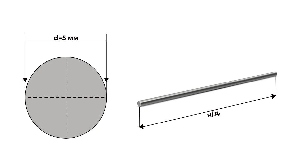 круг стальной калиброванный 5 мм ст35 ГОСТ 7417 
