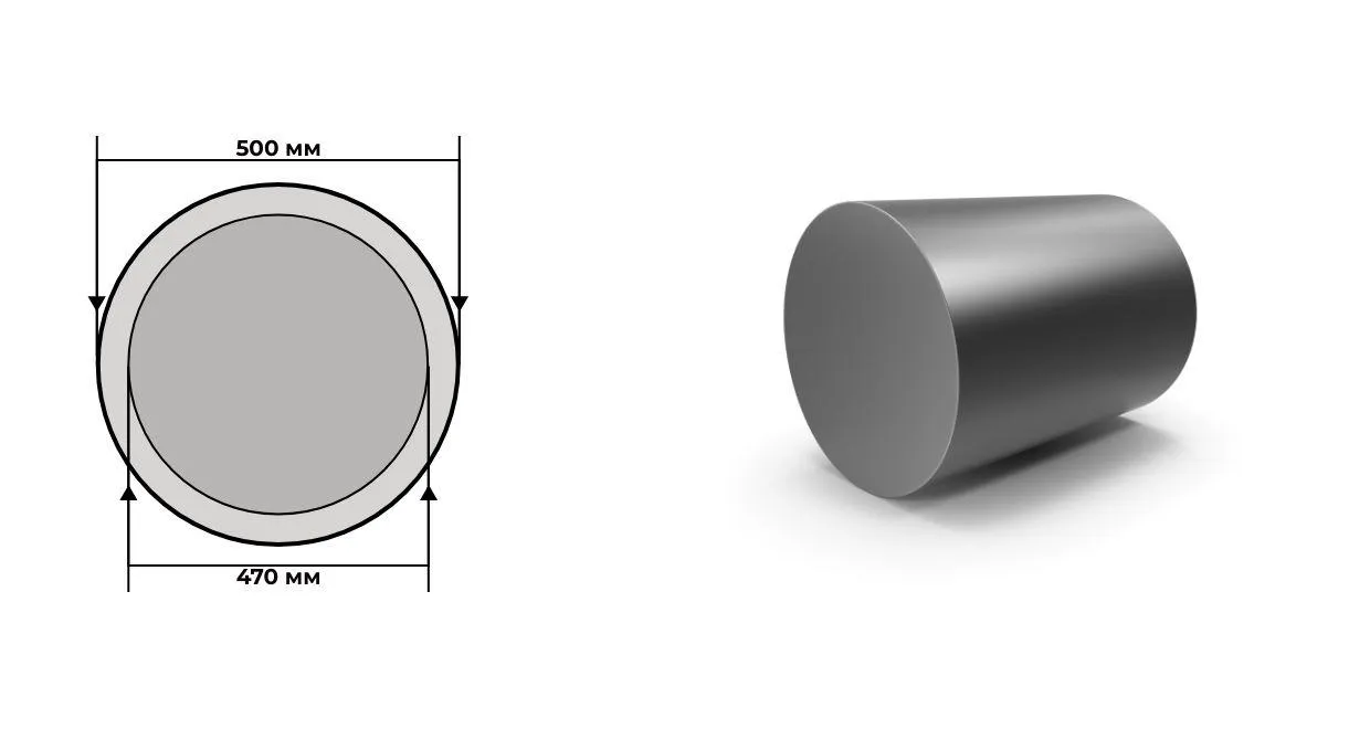 поковка 30ХМА 500 (470) прессовая с отжигом необточенная ГОСТ 8479-70 