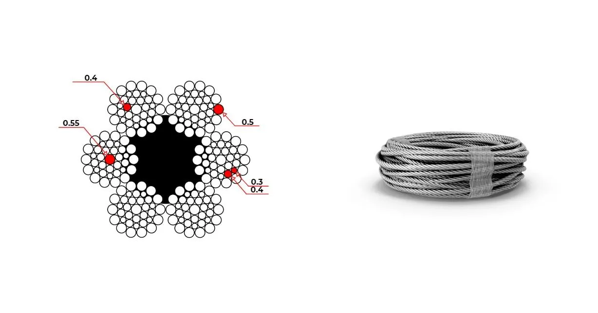 Канат стальной 9 ГОСТ 7668-80 